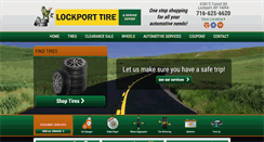Desktop Screenshot of lockporttire.com