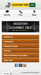 Mobile Screenshot of lockporttire.com